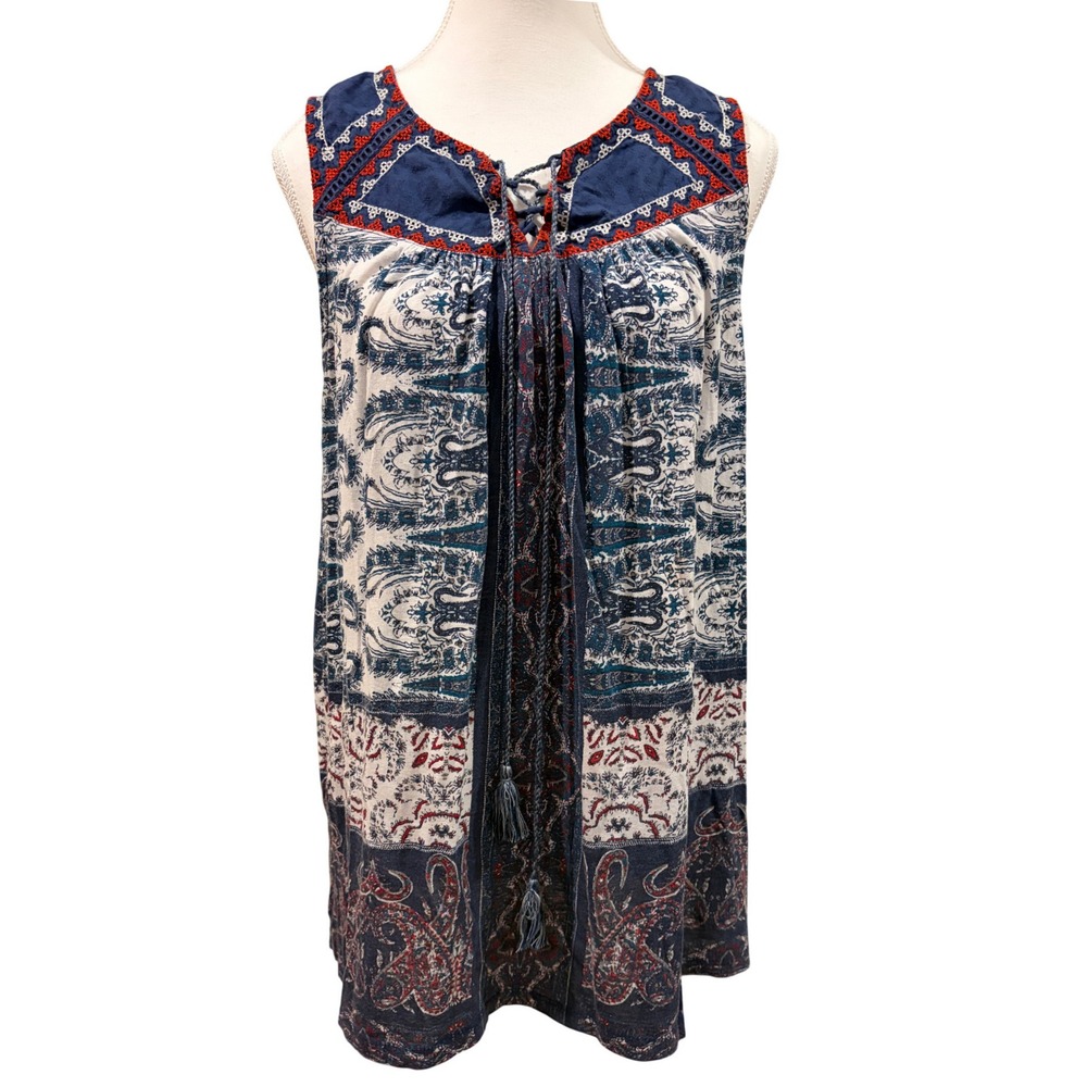 Lucky‎ Brand Soft Flowy Tank Top Plus 1X